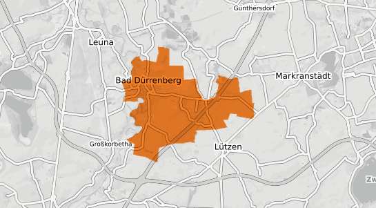 Mietspiegelkarte Bad D&uuml;rrenberg